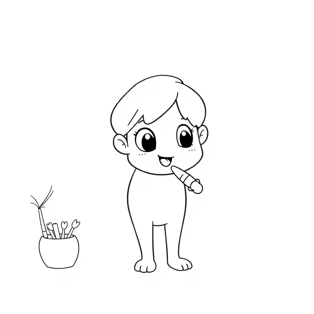 Feuille de coloriage pour enfants