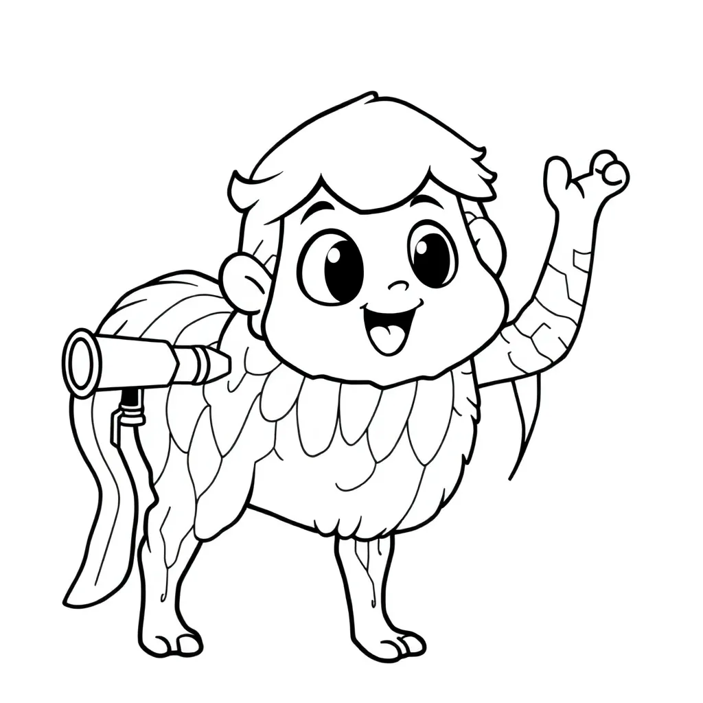 Feuille de coloriage pour enfants