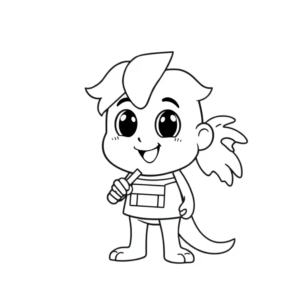 Feuille de coloriage pour enfants