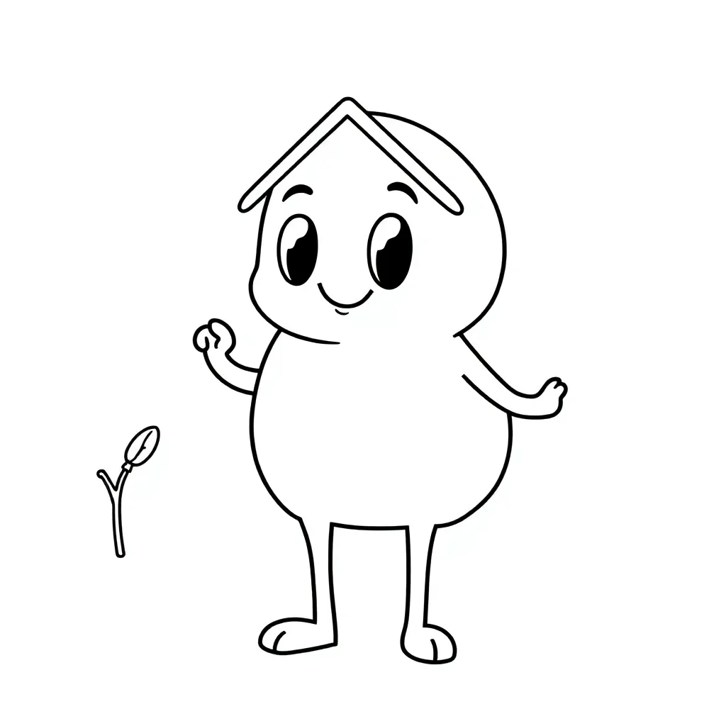 Feuille de coloriage pour enfants