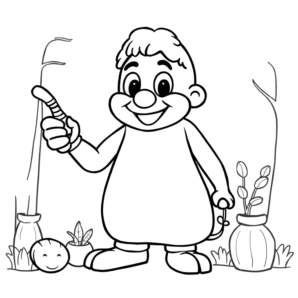 Feuille de coloriage pour enfants