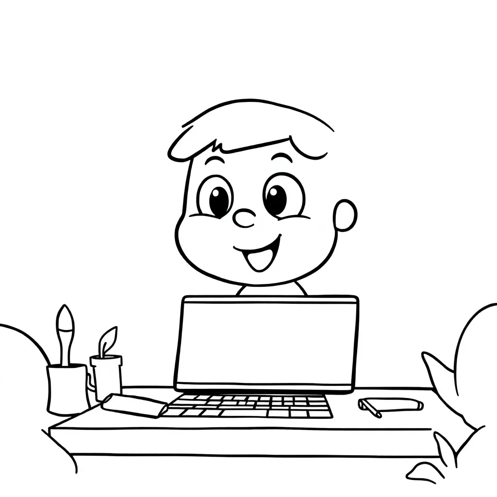 Feuille de coloriage pour enfants