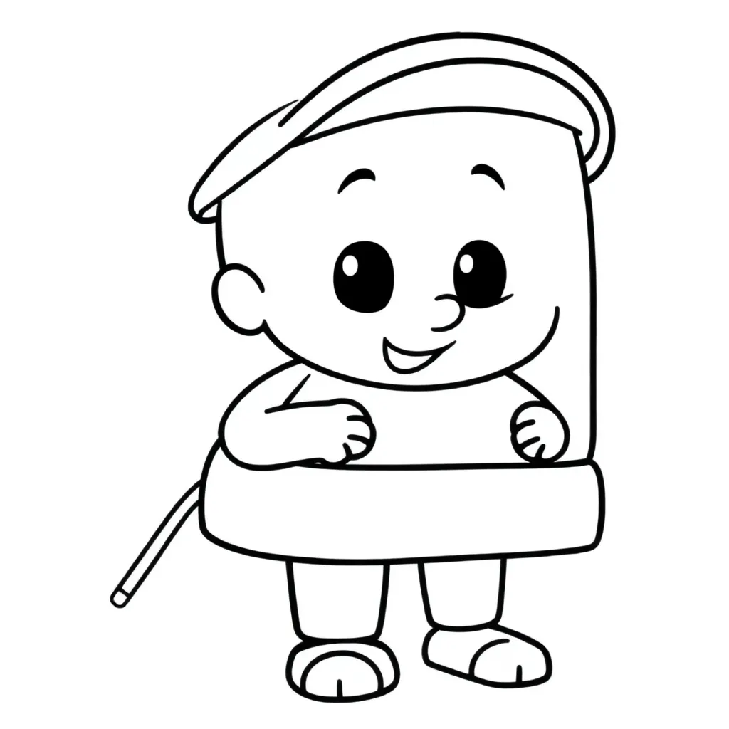 Feuille de coloriage pour enfants