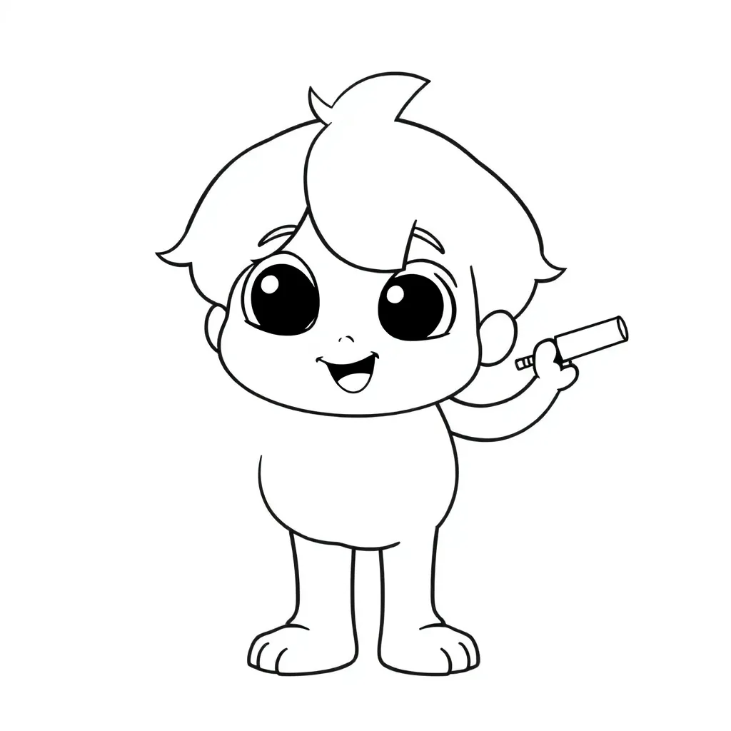 Feuille de coloriage pour enfants