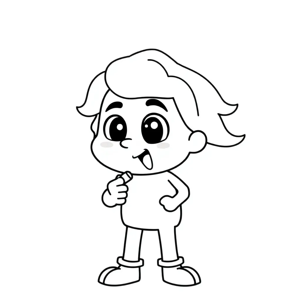 Feuille de coloriage pour enfants