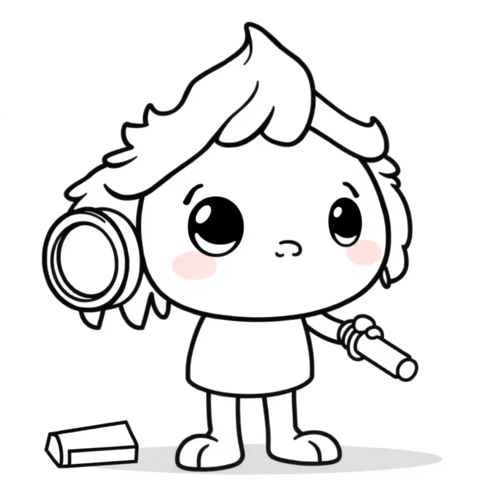 Feuille de coloriage pour enfants