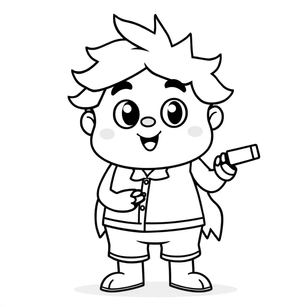 Feuille de coloriage pour enfants