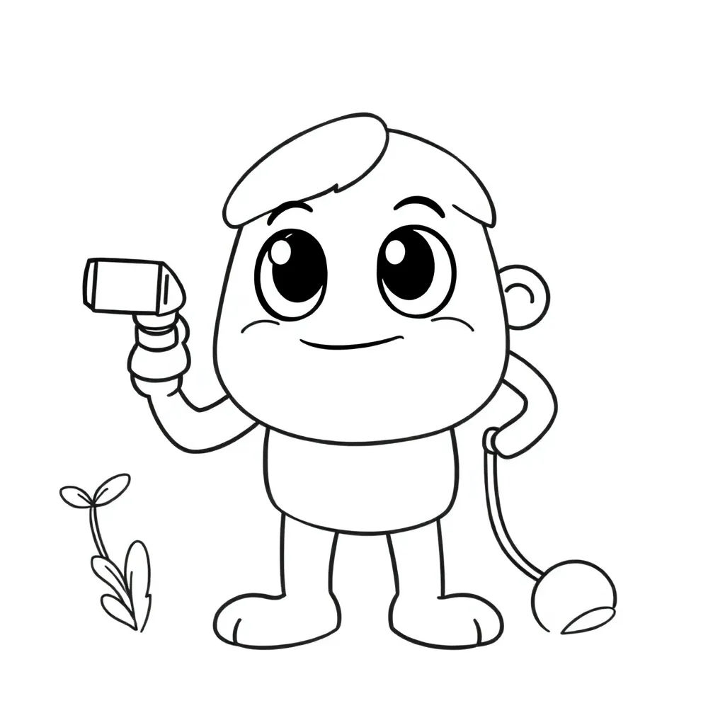 Feuille de coloriage pour enfants