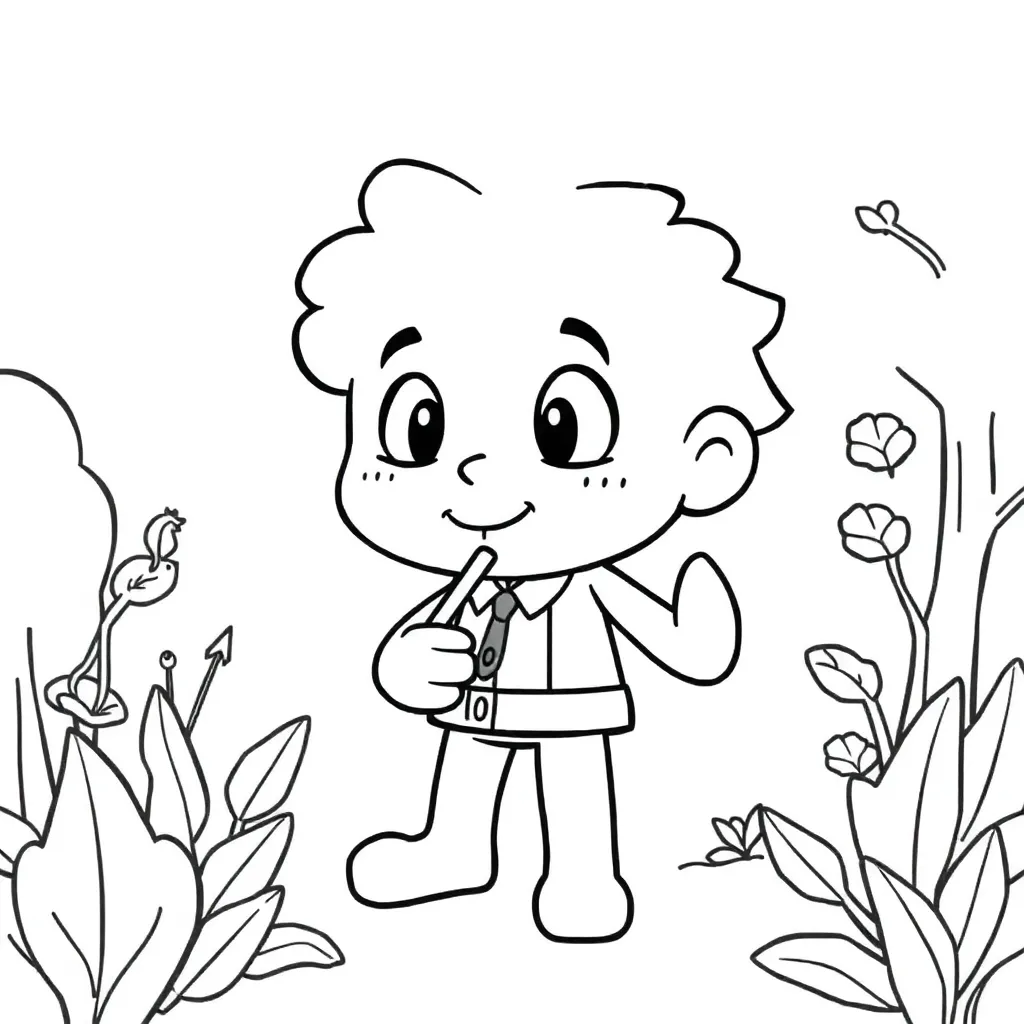 Feuille de coloriage pour enfants