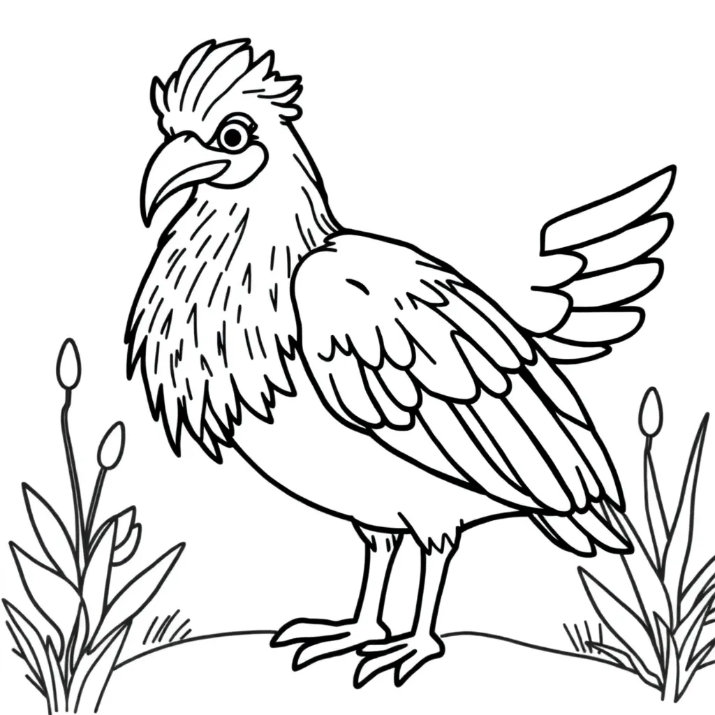Kleurplaat Leeuwin coloring page for children
