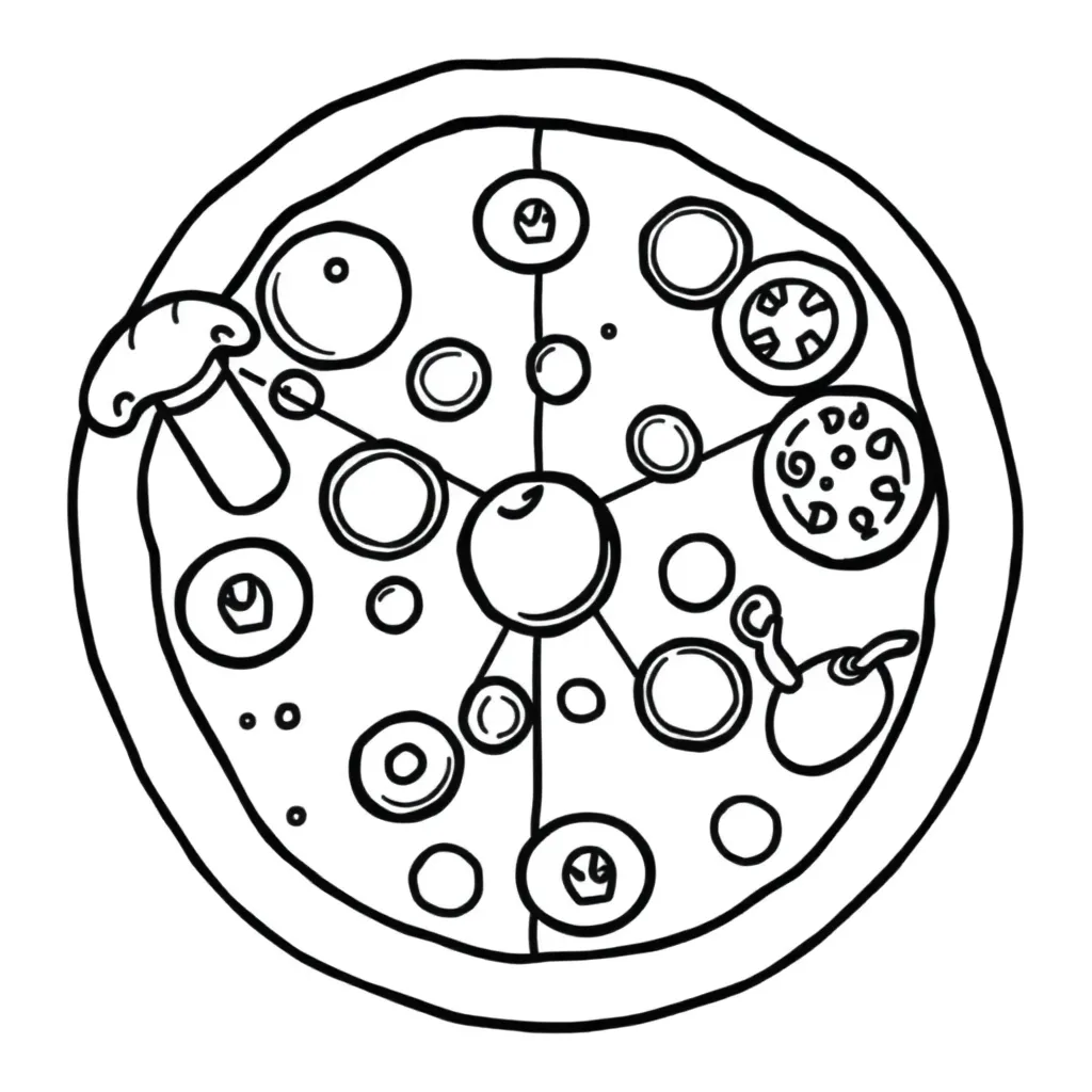 Plantilla para colorear para niños