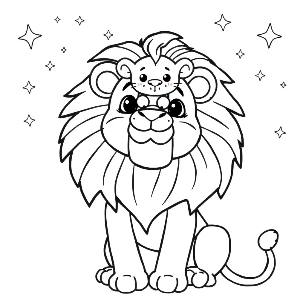 Kleurplaten The Lion King coloring page for children