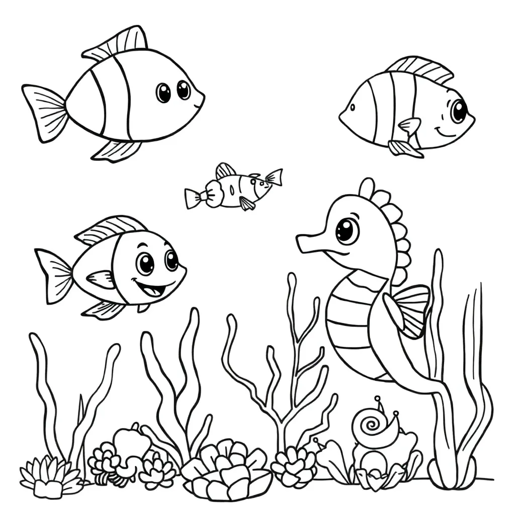 Feuille de coloriage pour enfants