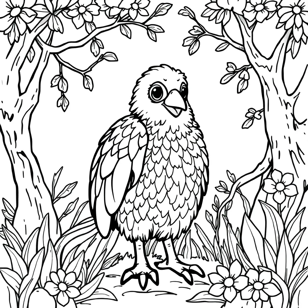 Koe Boerderij Schattig Dieren Landbouw coloring page for children