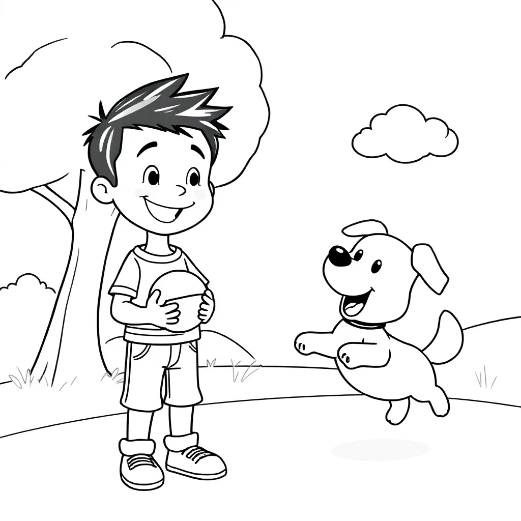 Kyle Alessandro coloring page for children