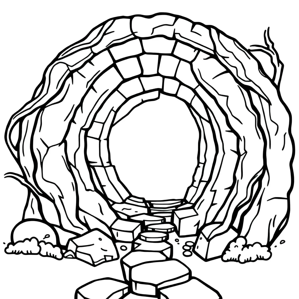 Feuille de coloriage gratuite Labyrinthe Dédale Aventure Puzzle Créatif Feuille de coloriage