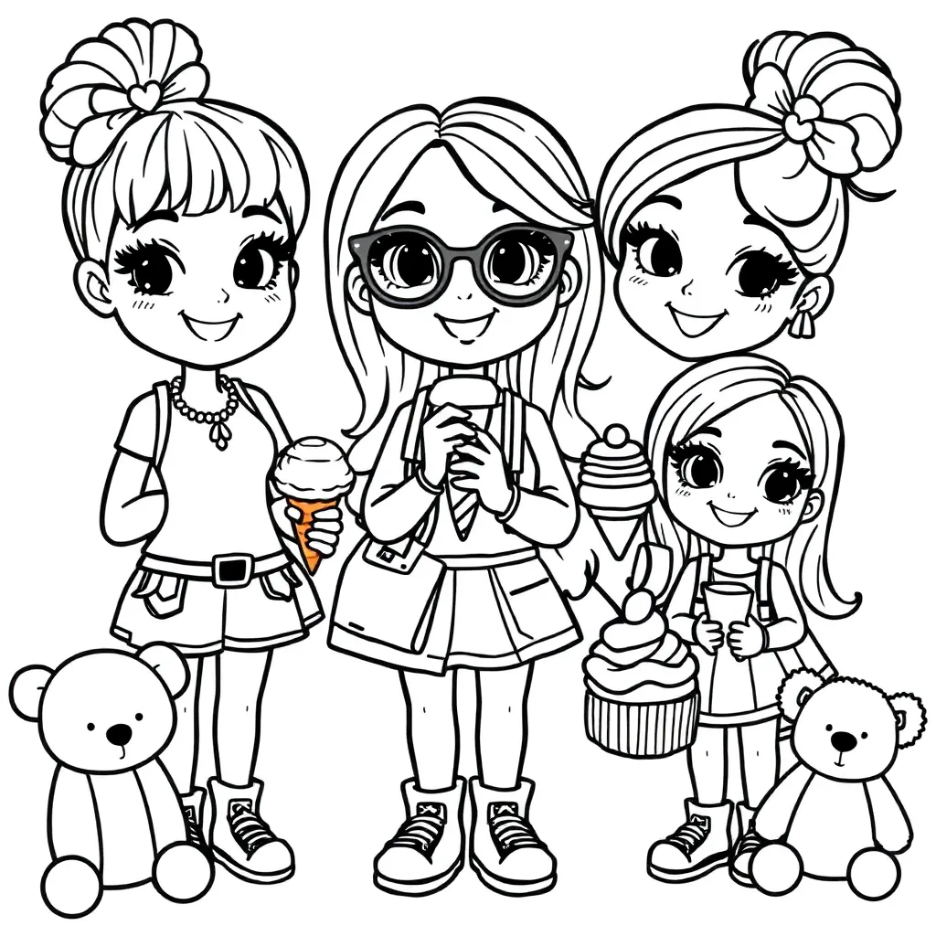 Lego Friends Kleurplaten coloring page for children