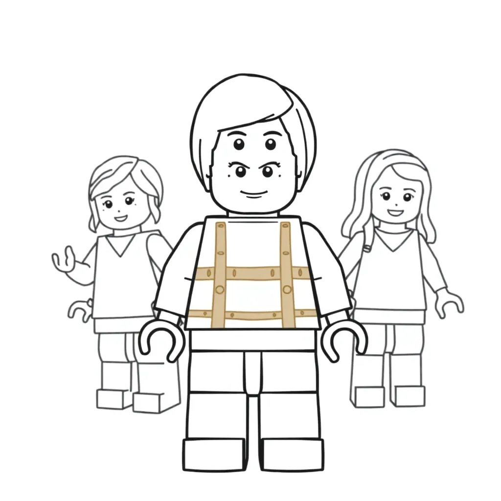 Lego Friends Meisjes Avontuur Creatief Speels coloring page for children
