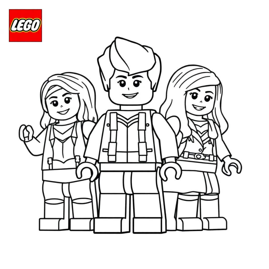 Lego Friends Meisjes Avontuur Creatief Speels coloring page for children