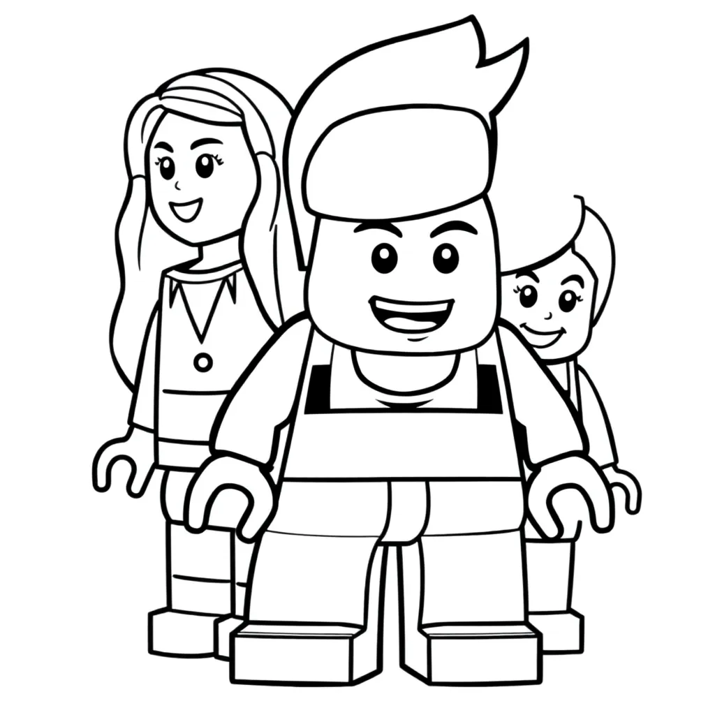 Lego Friends Meisjes Avontuur Creatief Speels coloring page for children