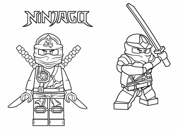 Lego Ninjago coloring page for children