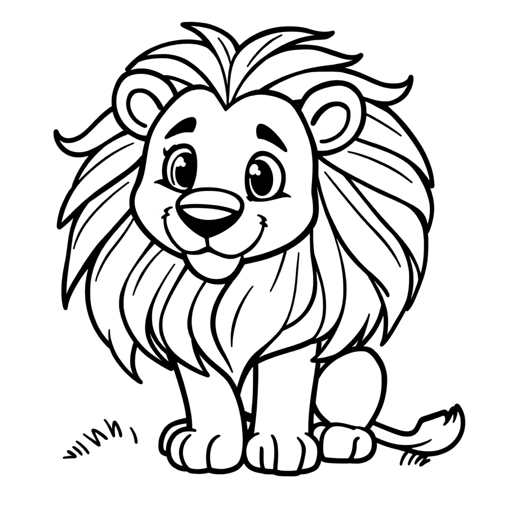 Leona coloring page for children