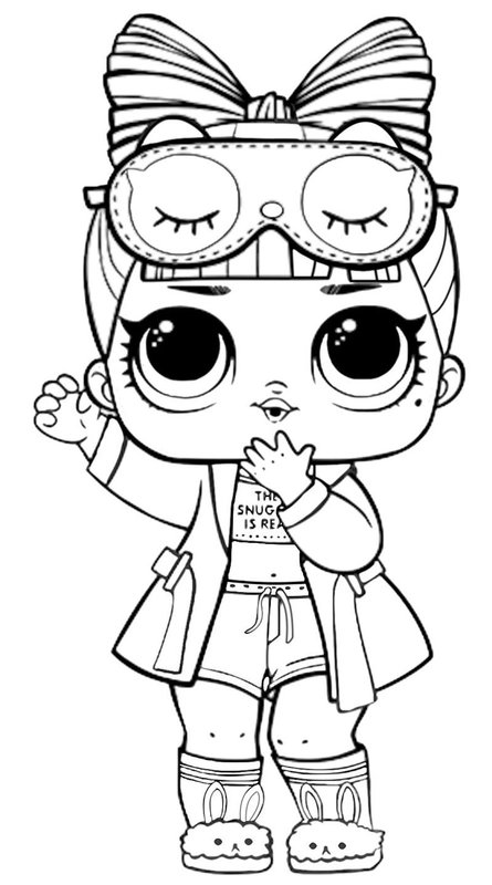 Lol Pop Bril coloring page for children