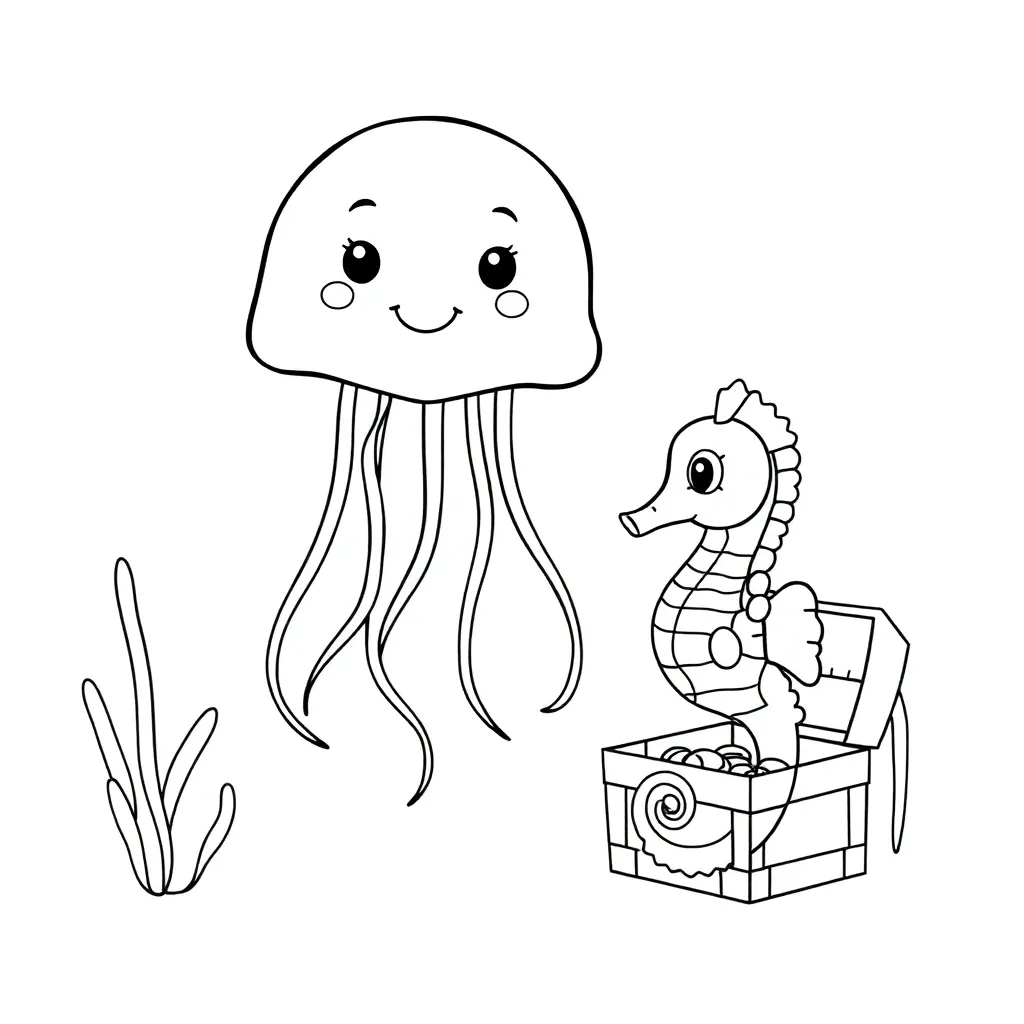 Luna Sabella coloring page for children