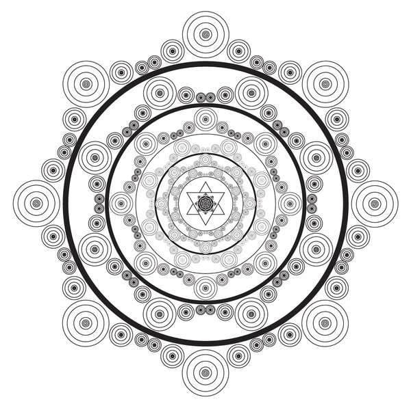 Mandala 1 coloring page for children