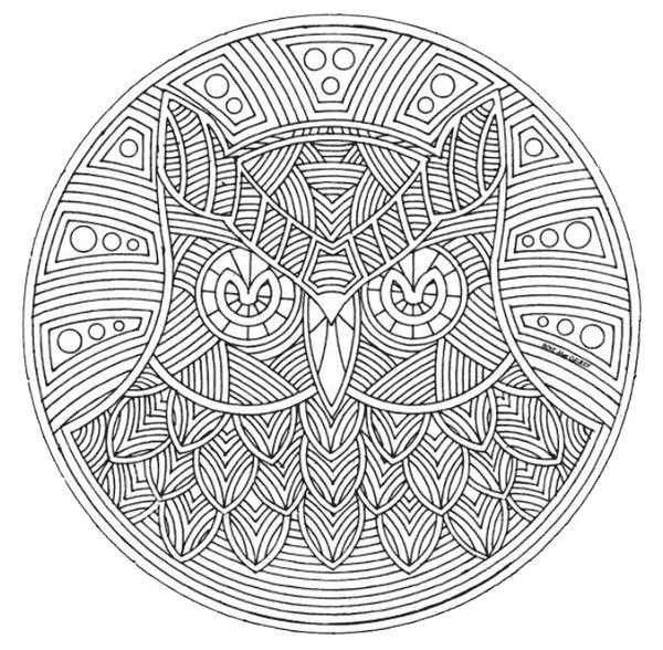 Mandala 11 coloring page for children