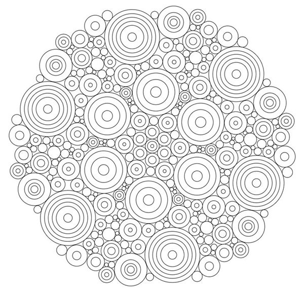 Mandala 13 coloring page for children