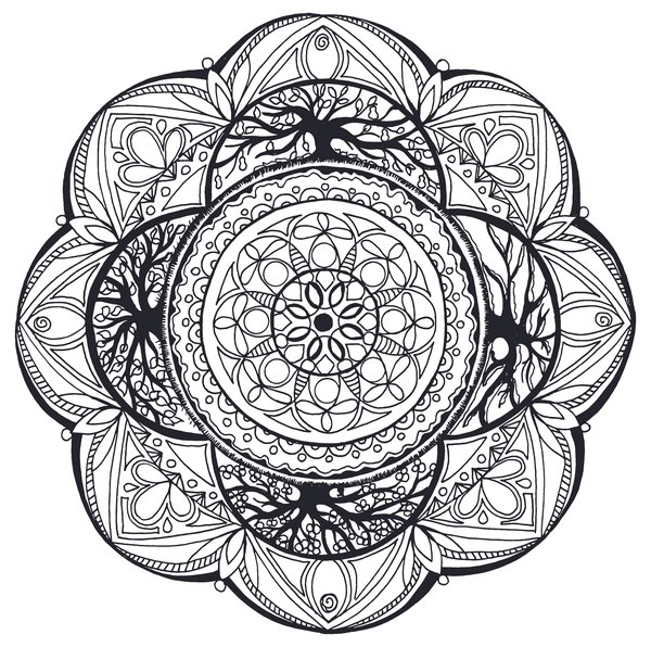 Mandala 17 coloring page for children