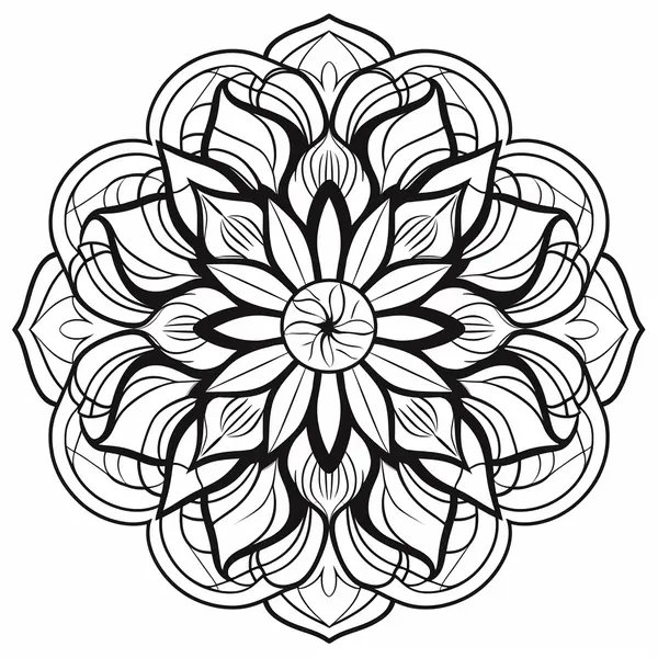 Mandala 20 coloring page for children