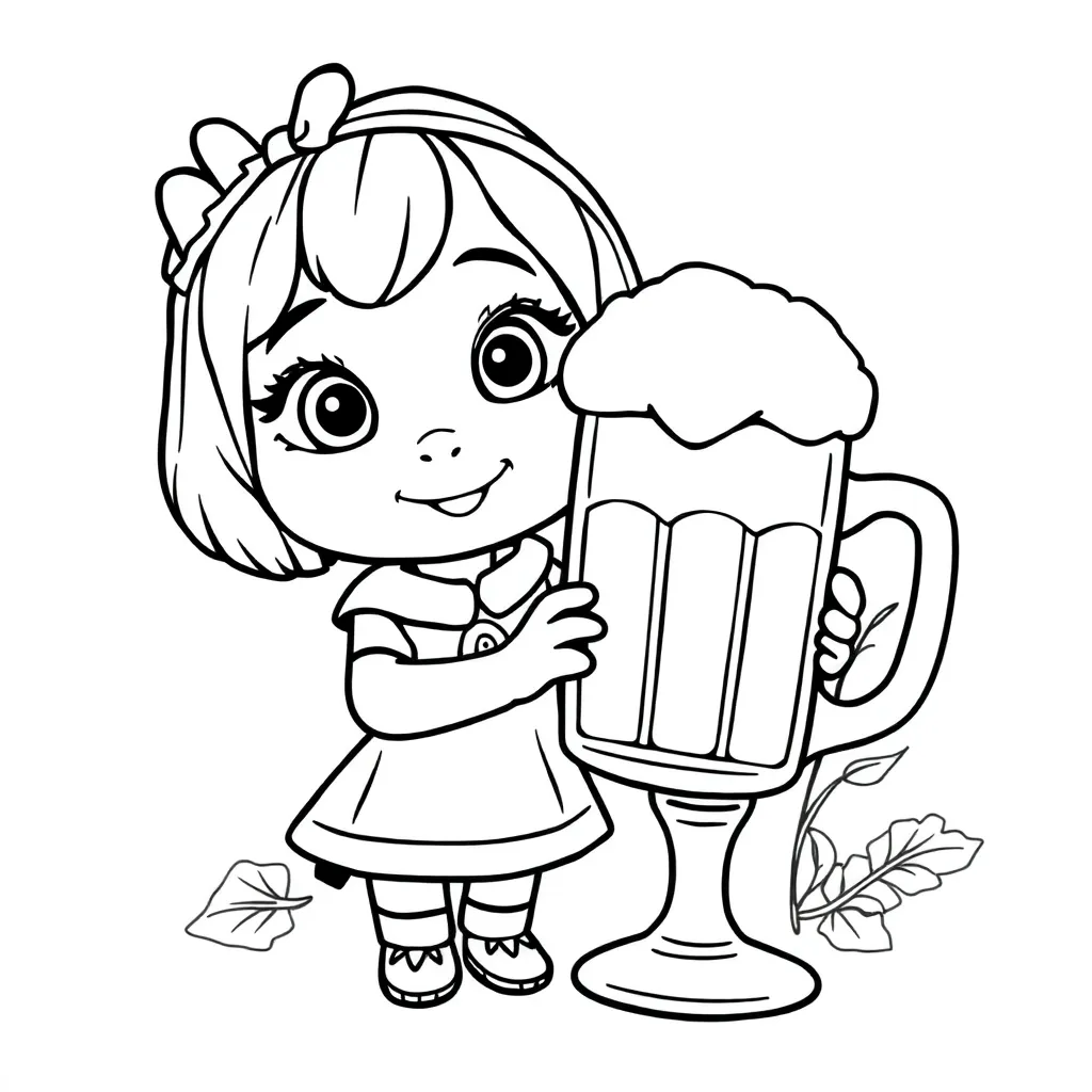 Masha Beer Cartoon Kinderboek Creatief coloring page for children