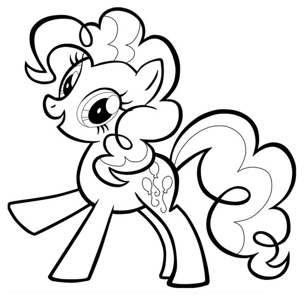 Mein Kleines Pony Pinkie Pie coloring page for children