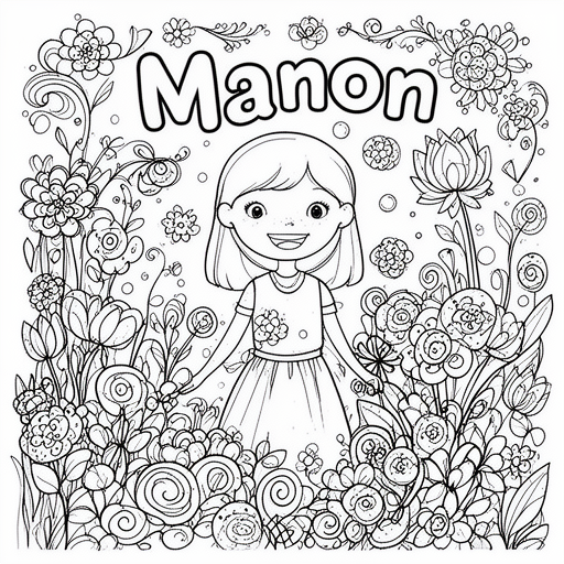 meisje van 9 jaar kleurplaat voor kinderen