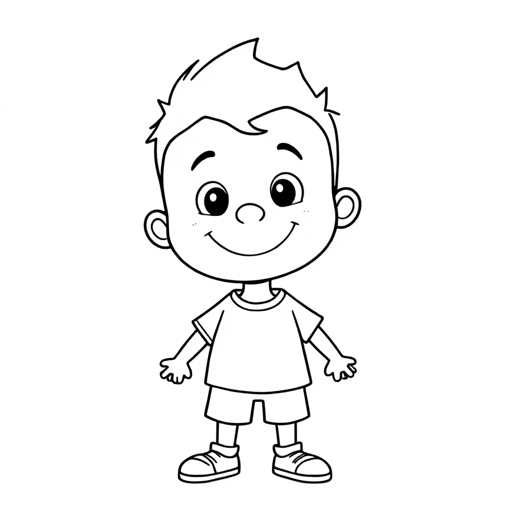 Menno coloring page for children