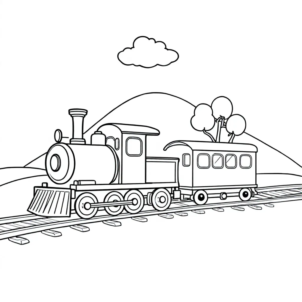 Miljoenenlijn Simpelveld coloring page for children