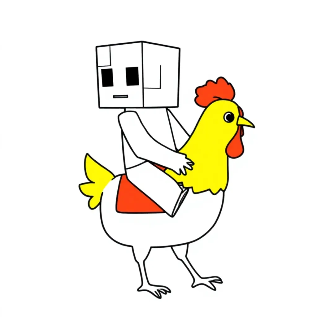Minecraft Chicken Jockey