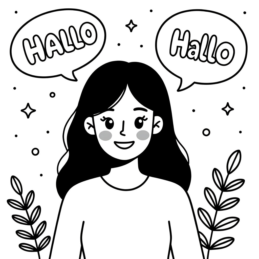 Moeder coloring page for children