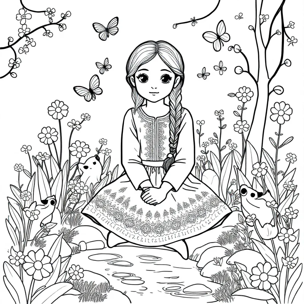 Feuille de coloriage pour enfants