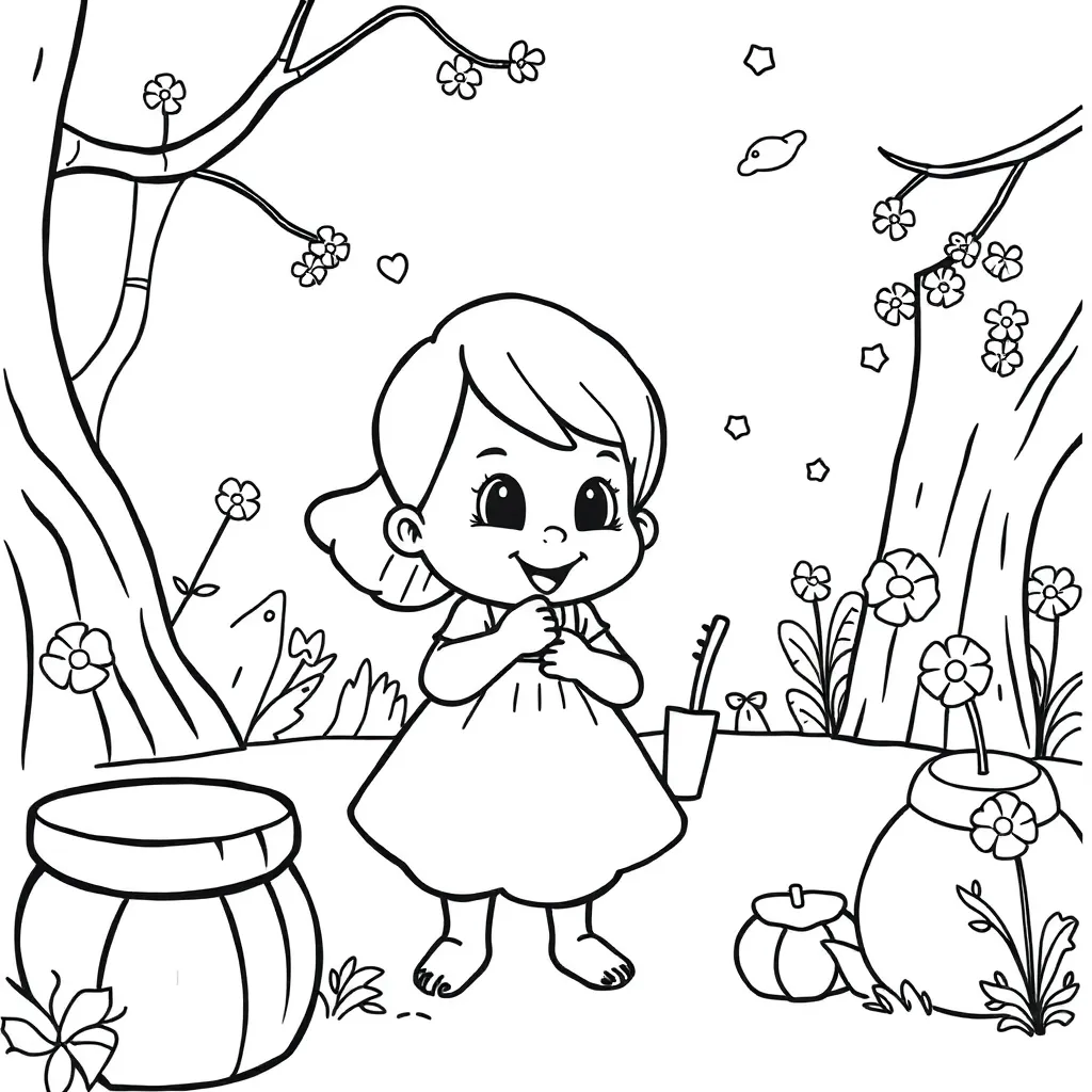 Nijntje Kleurplaat Nijntje Speelt coloring page for children