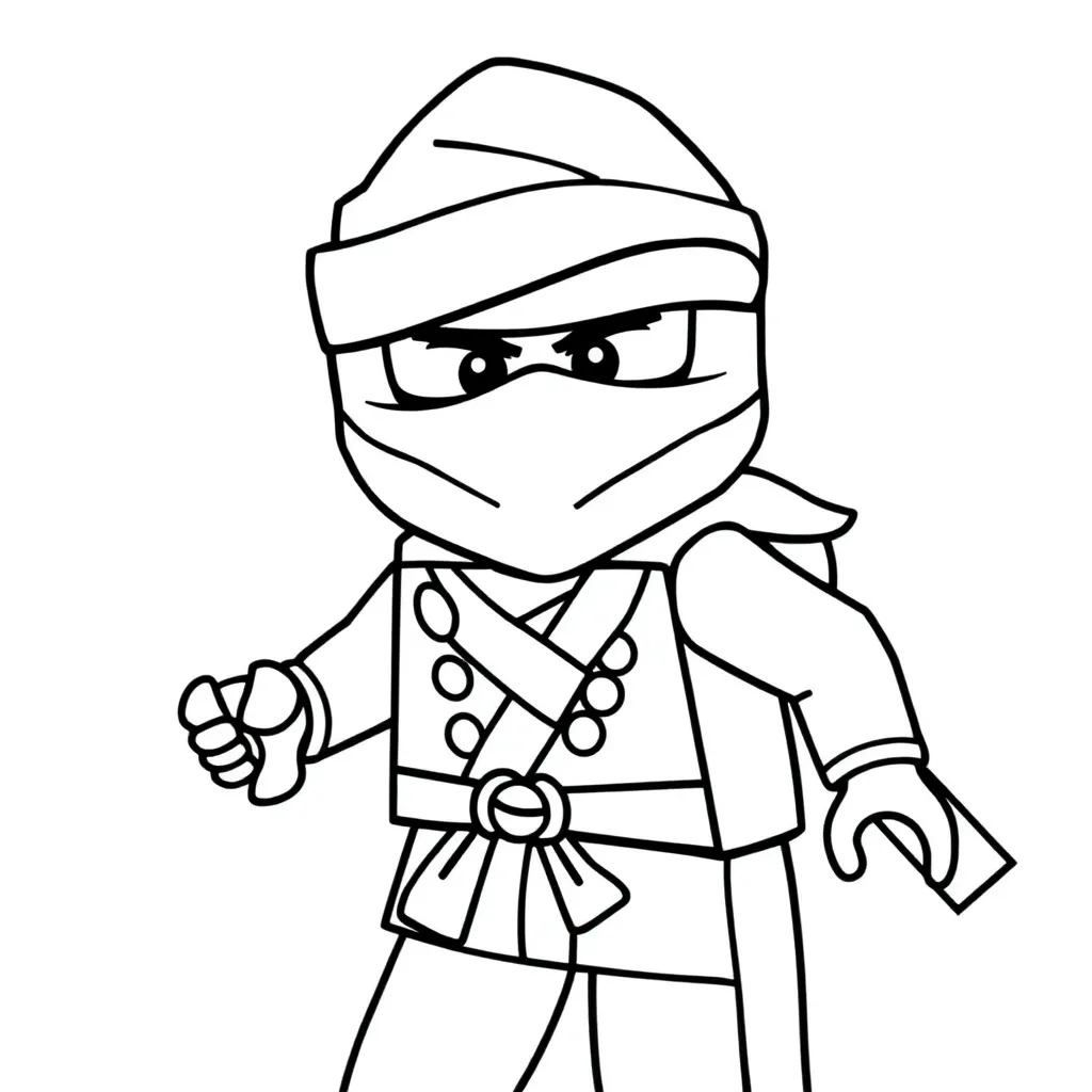 Ninjago Ninja Avontuur Actie Spannend coloring page for children