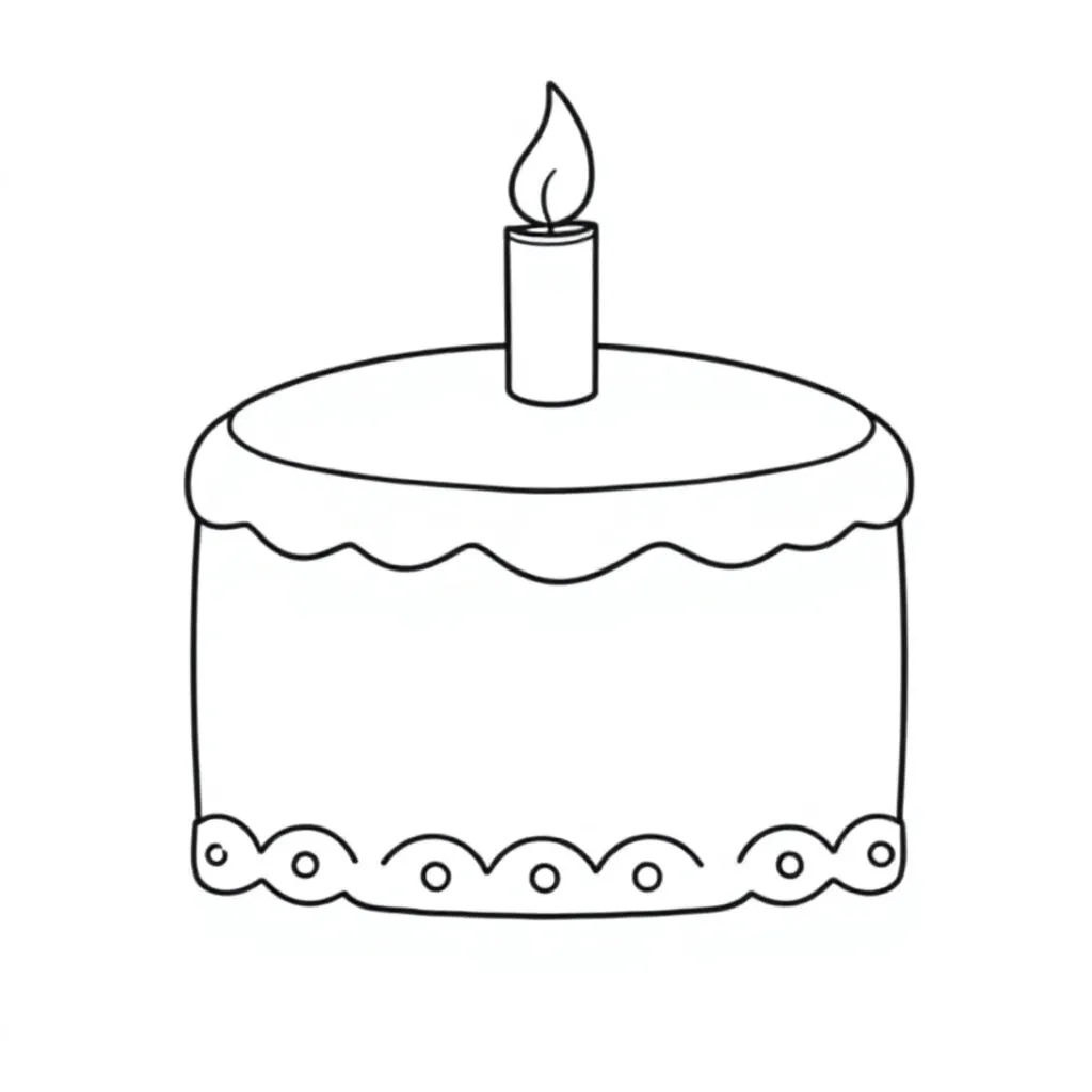 Olivia Verjaardag coloring page for children