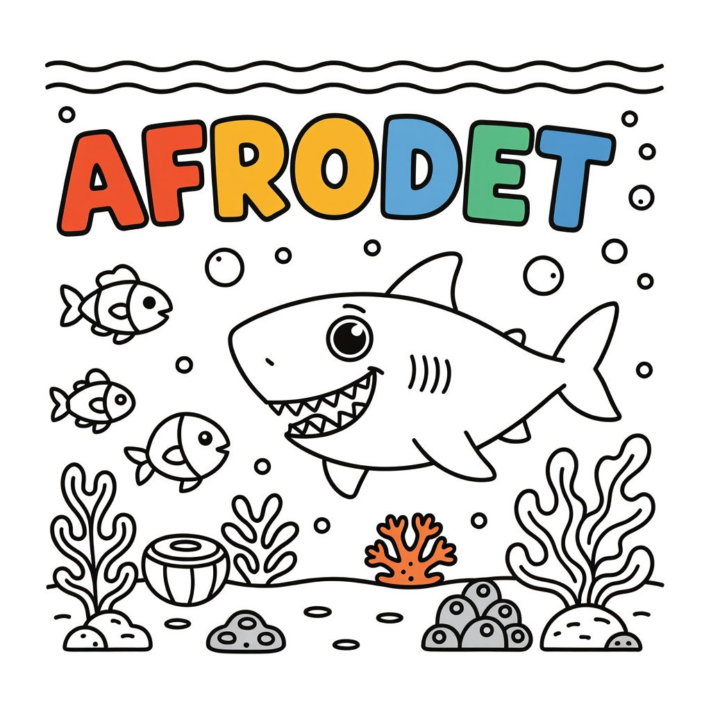 Onderwaterwereld kleurplaten voorbeeld