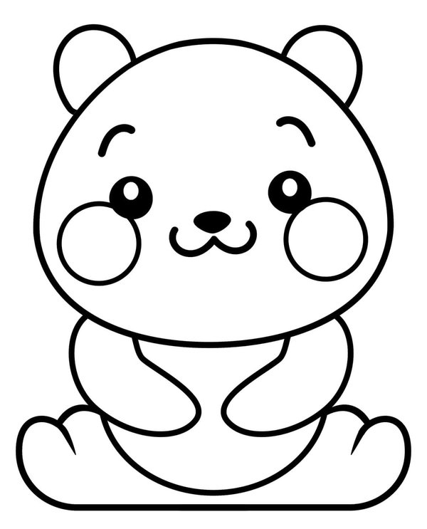 Oso Lindo coloring page for children