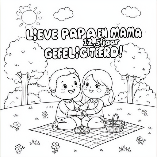 Papa en Mama verliefd