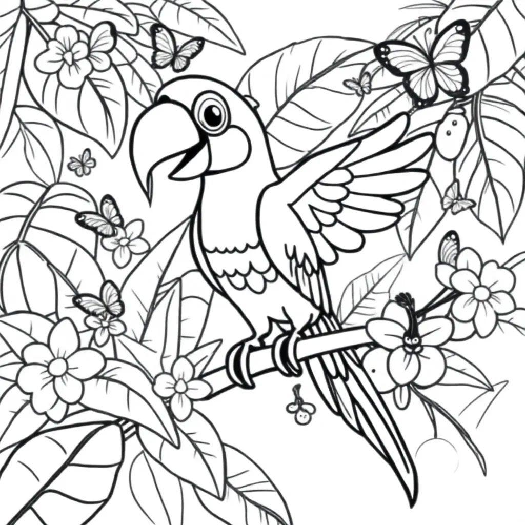 Feuille de coloriage pour enfants