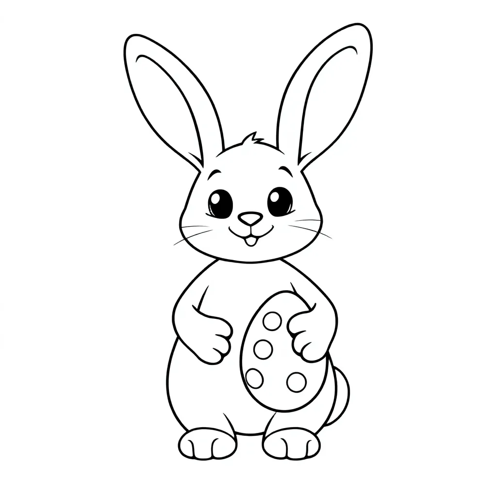 Pasen coloring page for children