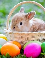 Pasen coloring page for children